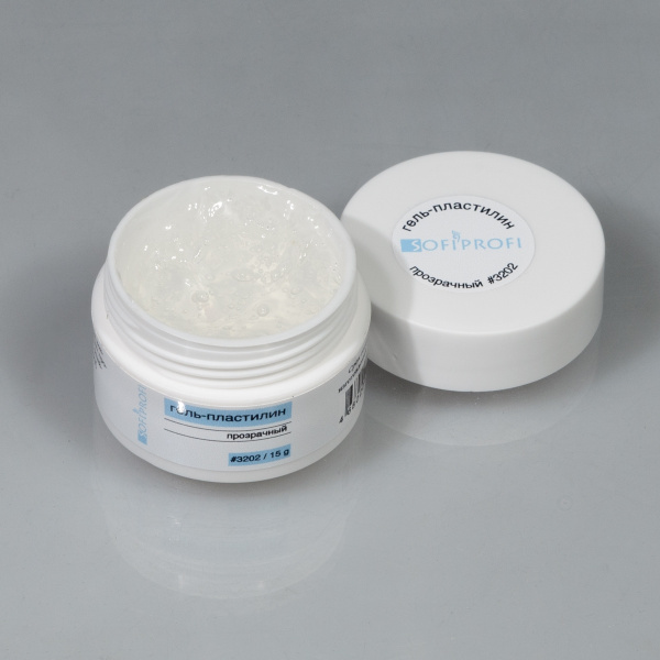 Гель-пластилин супер густой для моделирования ногтей Тон 3202 Sofiprofi, 15 мл